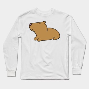 Silly capybara Long Sleeve T-Shirt